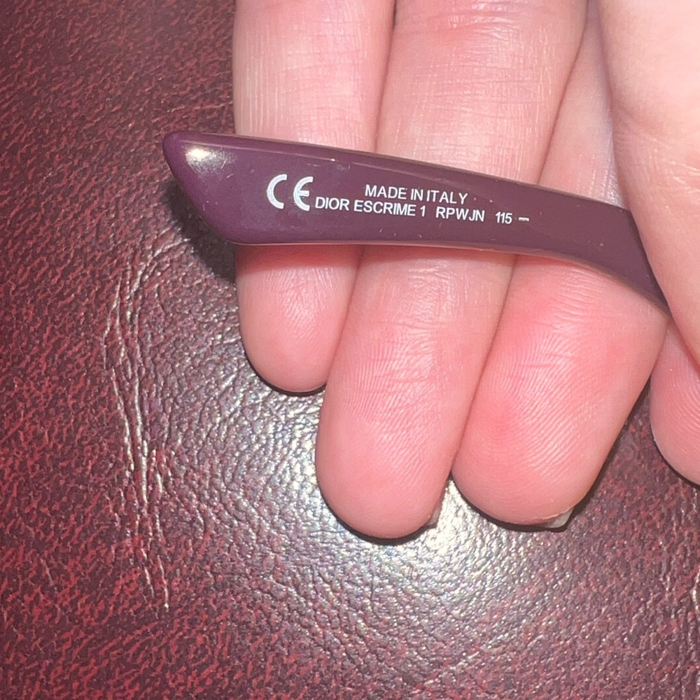 Christian Dior Escrime 1 Purple Sunglasses Vintage Y2K - Picture 3 of 16